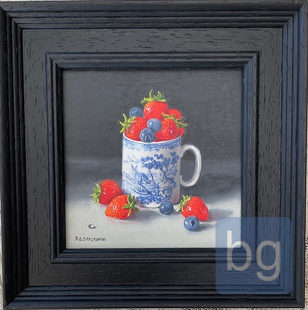 Aesop's Fables Spode Mug with Strawberries